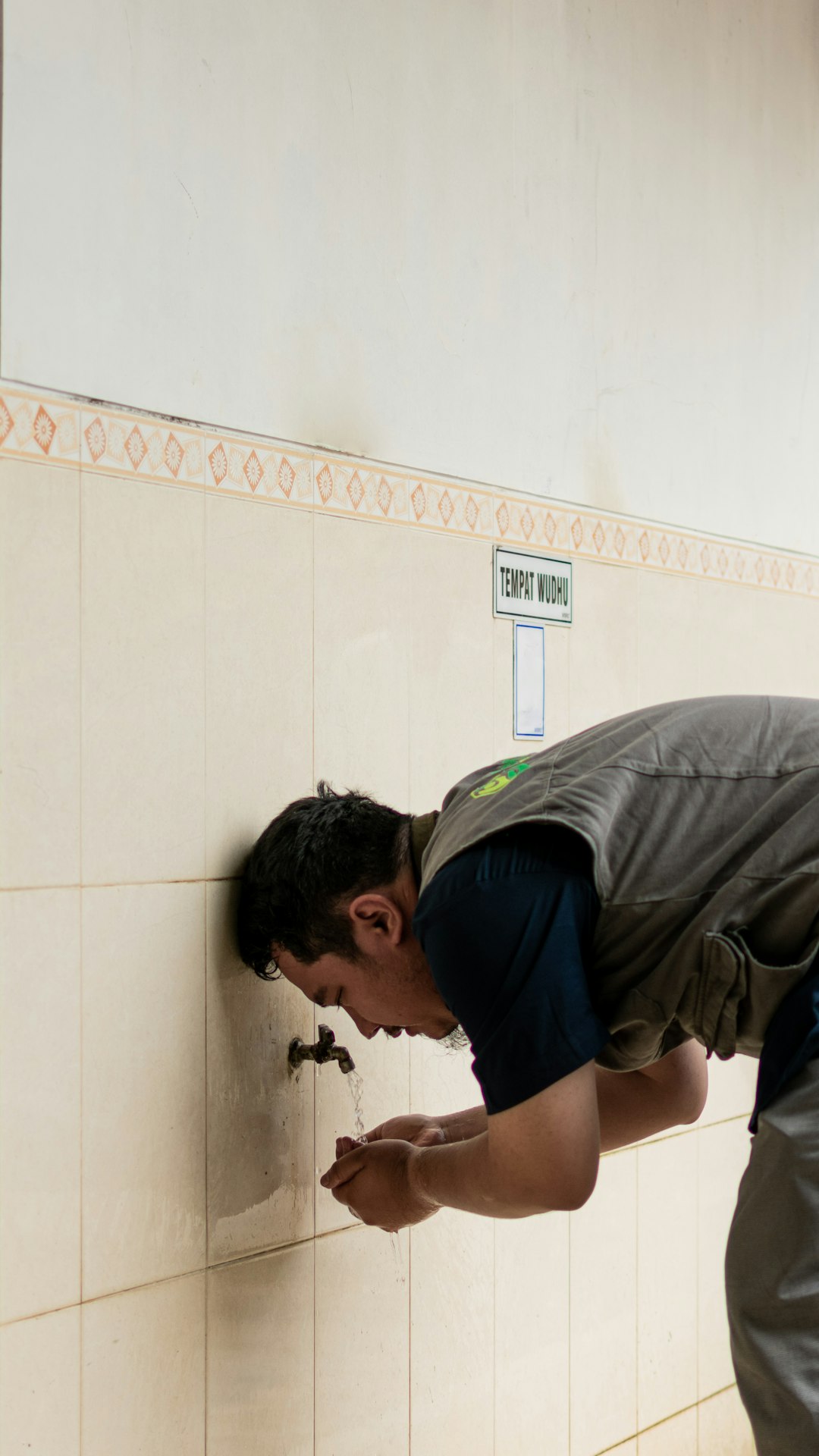 Plumber working